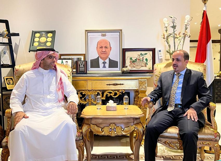 الارياني يبحث مع سفير مجلس التعاون الخليجي التقدم في الهدنة الأممية ومتطلبات تحقيق السلام