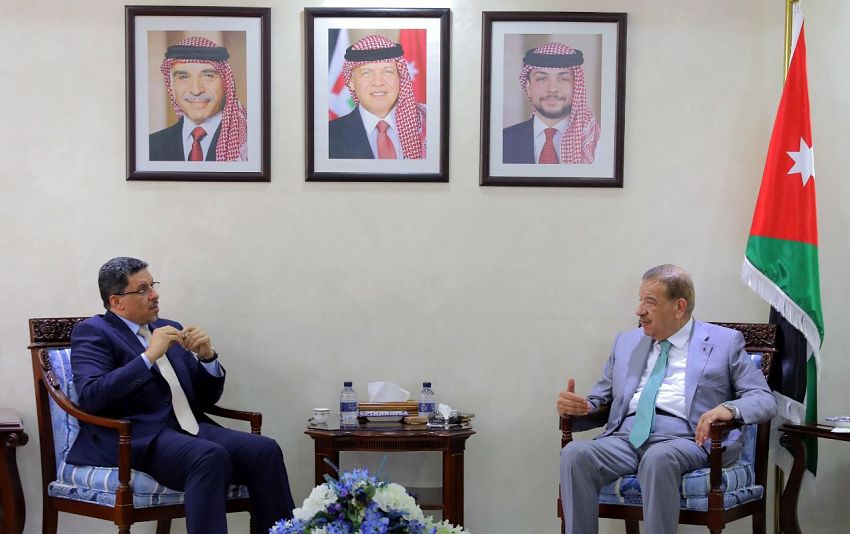 بن مبارك يبحث مع رئيس مجلس النواب الأردني مستجدات الأوضاع في اليمن