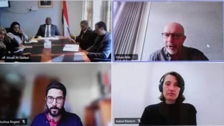 وزير الادارة المحلية يبحث مع مؤسسة برجهوف الالمانية تعزيز قدرات السلطات المحلية