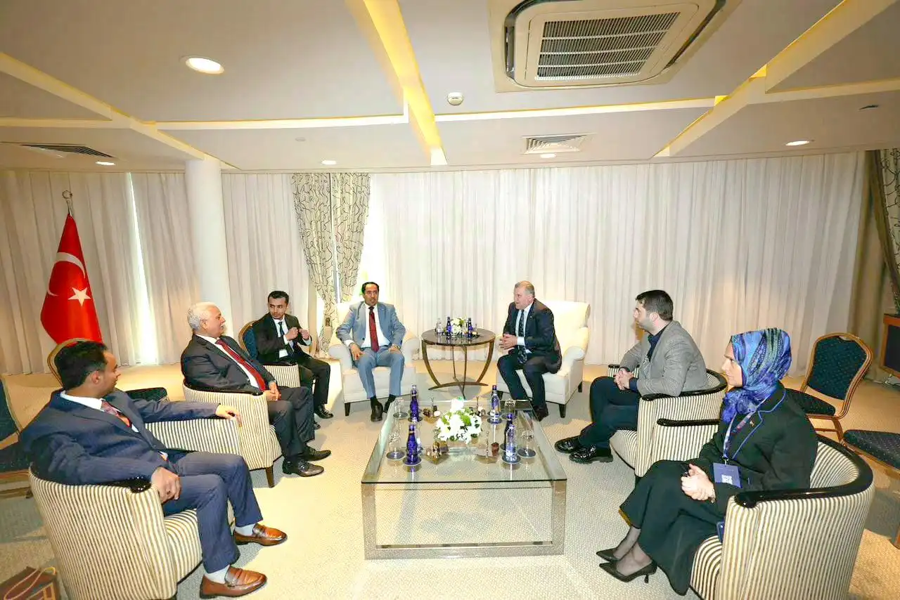 The Minister of Youth and Sports discusses ways to enhance cooperation in youth and sports with his Turkish counterpart.