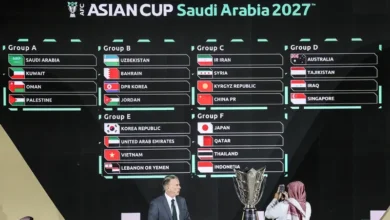 قرعة كأس آسيا 2027: السعودية في مجموعة عربية وقطر تواجه اليابان