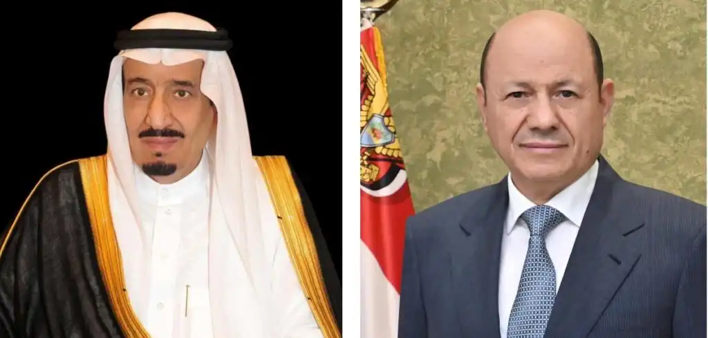 رئيس مجلس القيادة يتلقى تهنئتين من خادم الحرمين الشريفين وولي العهد بمناسبة العيد الوطني 22 مايو