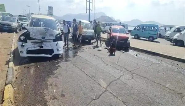 Traffic accidents and criminal cases reported in the liberated provinces.