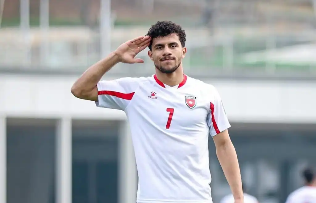 استبعاد إبراهيم صبرة من قائمة الأردن في كأس العالم بسبب تمزق في أربطة الكاحل