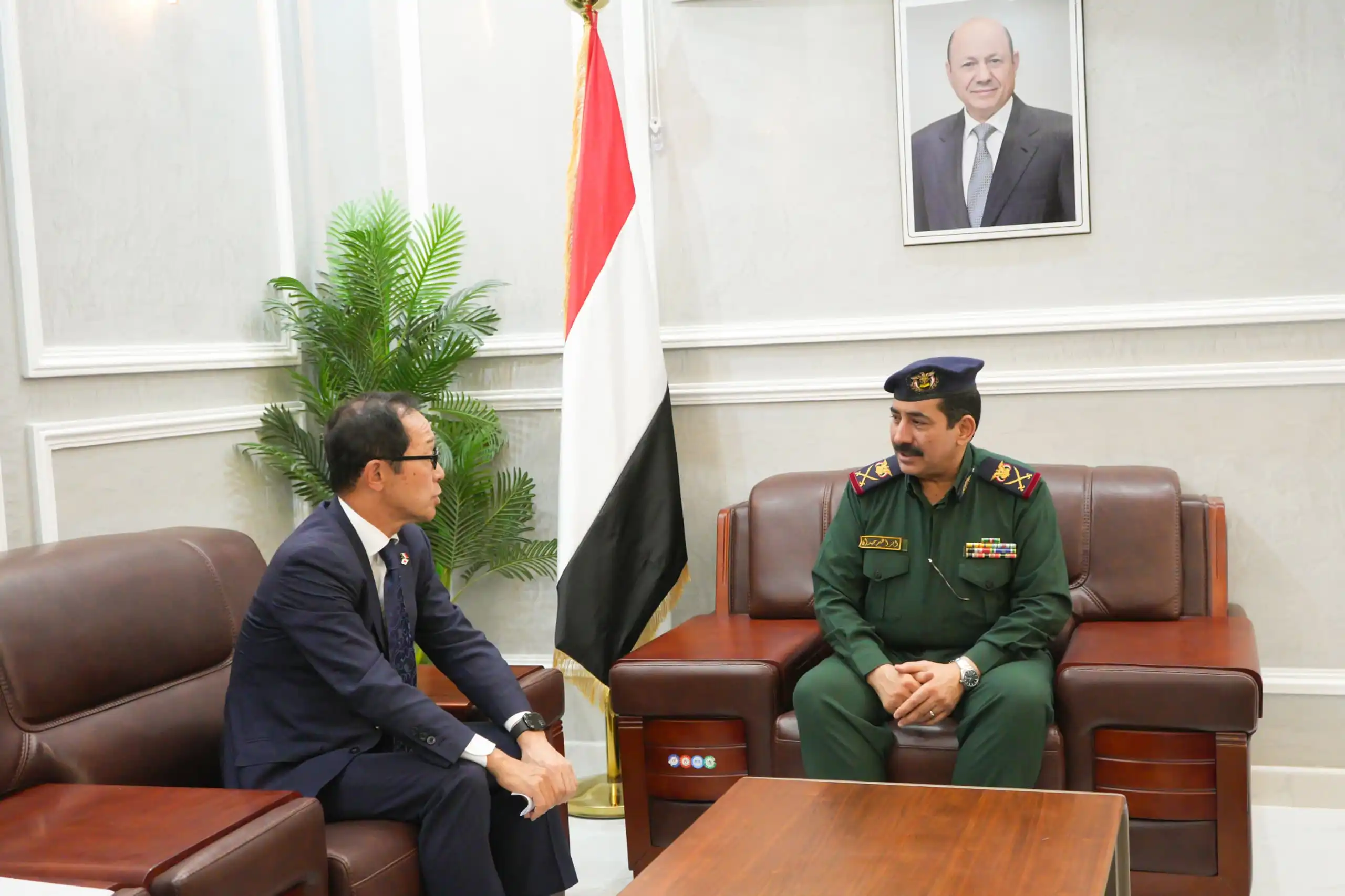 The Interior Minister discusses security cooperation with the Japanese ambassador and the head of JICA.