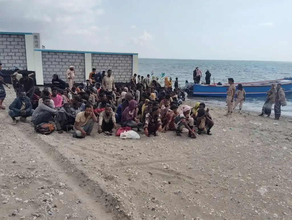 Two hundred illegal migrants have arrived on the shores of Shabwa via the Arabian Sea.