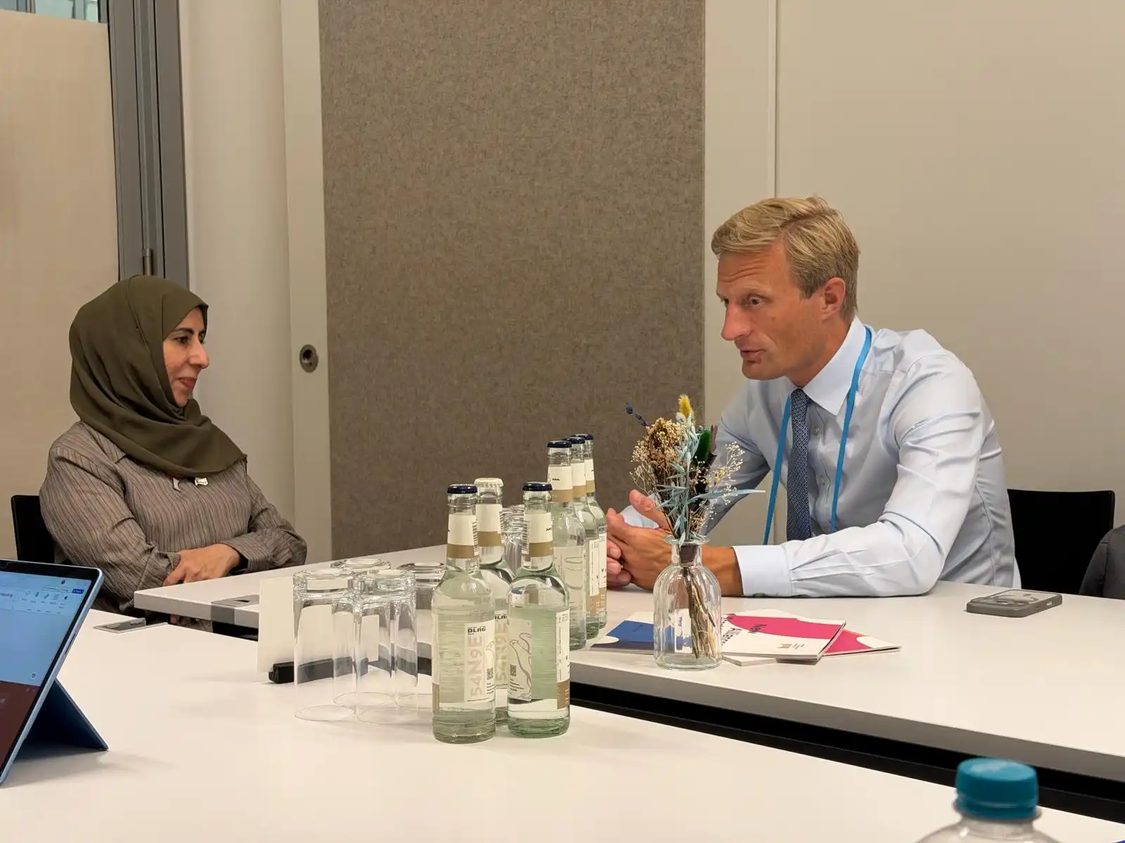 La ministre de la Planification rencontre le directeur par intérim du Programme alimentaire mondial.