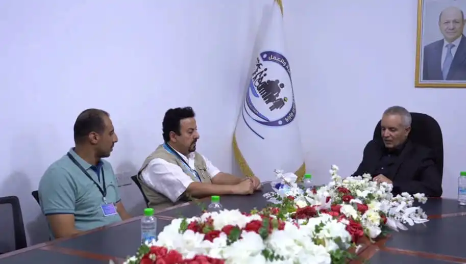 Le ministre des Affaires sociales discute avec l'UNOPS de l'amélioration de la coopération dans les projets sociaux et services.