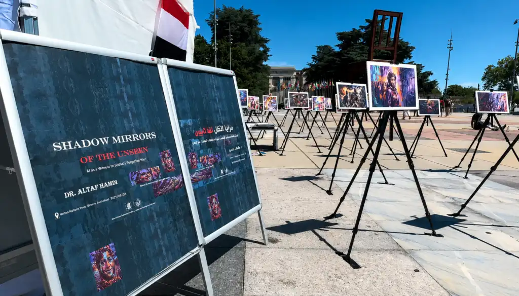 Ouverture d'une exposition internationale à Genève documentant les violations des Houthis à travers l'art visuel.