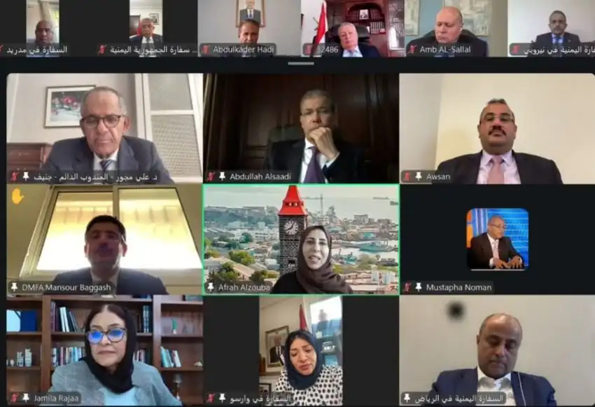 La ministre des Affaires étrangères discute avec les chefs des missions yéménites des priorités diplomatiques à venir.
