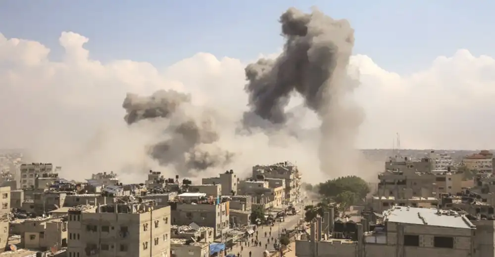 Gaza: The death toll rises to 19 as a Palestinian succumbs to injuries from Israeli airstrikes.