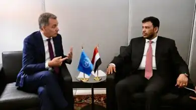 الدكتور عبدالله العليمي يبحث مع المدير التنفيذي لبرنامج الأمم المتحدة الإنمائي دعم التعافي الاقتصادي في اليمن