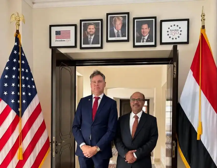 The Oil Minister discusses enhancing cooperation in oil, gas, and minerals with the Chargé d'Affaires of the U.S. Embassy.