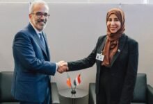 وزيرة الخارجية تبحث مع نظيرها البرتغالي تعزيز العلاقات الثنائية
