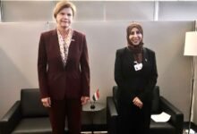 وزيرة الخارجية تبحث مع نظيرتها اللاتفية تداعيات التصعيد الحوثي وتهديد الملاحة الدولية