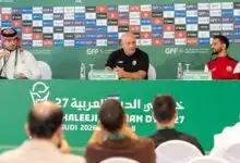 مدرب المنتخب الوطني: نسعى لتقديم أفضل المستويات في “خليجي 27” قبل مواجهة الإمارات