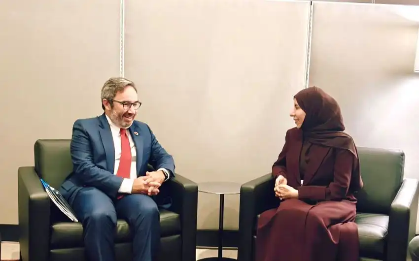 وزيرة الخارجية تبحث مع المدير التنفيذي لـ UNOPS دعم أولويات الحكومة في التنمية والخدمات