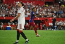 برشلونة يواصل سلسلة انتصاراته ويهزم إشبيلية بثلاثية رافينيا