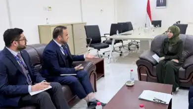 وزيرة الخارجية تبحث مع منظمة الهجرة الدولية تداعيات التصعيد الحوثي واحتياجات النازحين