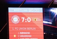 بايرن ميونخ يسحق يونيون برلين بسباعية ويتصدر الدوري الألماني مؤقتًا