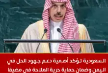 السعودية تؤكد دعمها لحل سياسي شامل في اليمن وحماية حرية الملاحة الدولية