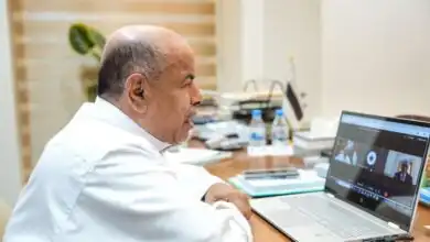 عضو مجلس القيادة الخنبشي يبحث مع السفير الألماني مستجدات الأوضاع وجهود استعادة مؤسسات الدولة