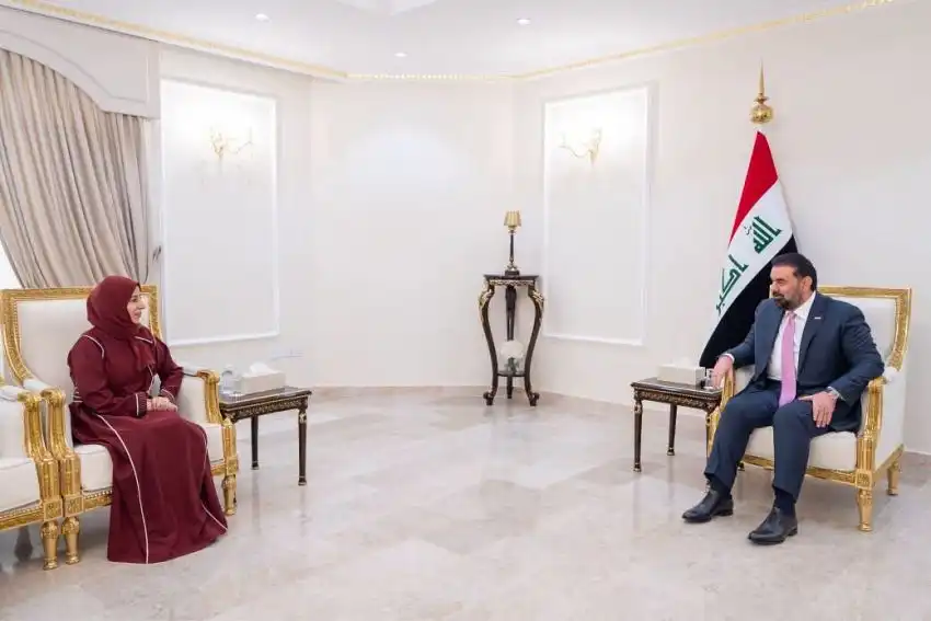 وزيرة الخارجية تبحث مع رئيس مجلس النواب العراقي تعزيز التعاون الثنائي وتطورات الأوضاع في اليمن