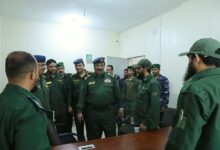 لجنة من وزارة الداخلية تطلع على الجاهزية وتعزيز الامن بمحافظة لحج