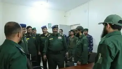 لجنة من وزارة الداخلية تطلع على الجاهزية وتعزيز الامن بمحافظة لحج