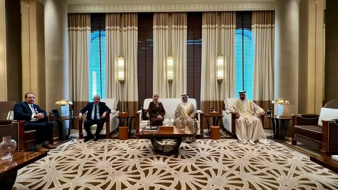 The Foreign Minister arrives in Bahrain to participate in the Manama Dialogue 2026 conference.