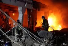 إصابة أربعة أشخاص في هجوم روسي بطائرات مسيّرة على دنيبرو