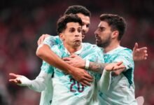 البرتغال تتوهج وتهزم الدنمارك برباعية في دوري الأمم الأوروبية