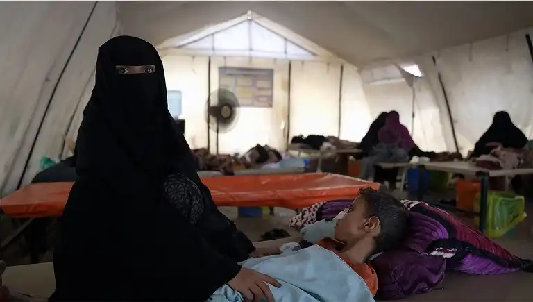 World Health Organization: Sharp rise in cholera cases among displaced people in Yemen.