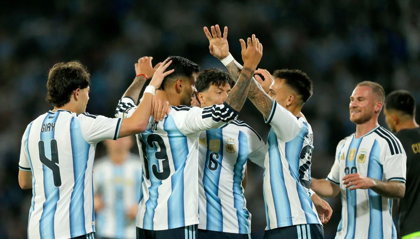 Argentina wins against Bolivia with a clean four-goal victory in their first match after Messi's retirement.