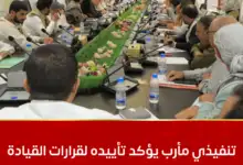تنفيذي مأرب يؤكد تأييده لقرارات القيادة السياسية لاستعادة مؤسسات الدولة