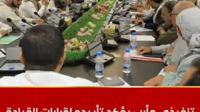 تنفيذي مأرب يؤكد تأييده لقرارات القيادة السياسية لاستعادة مؤسسات الدولة